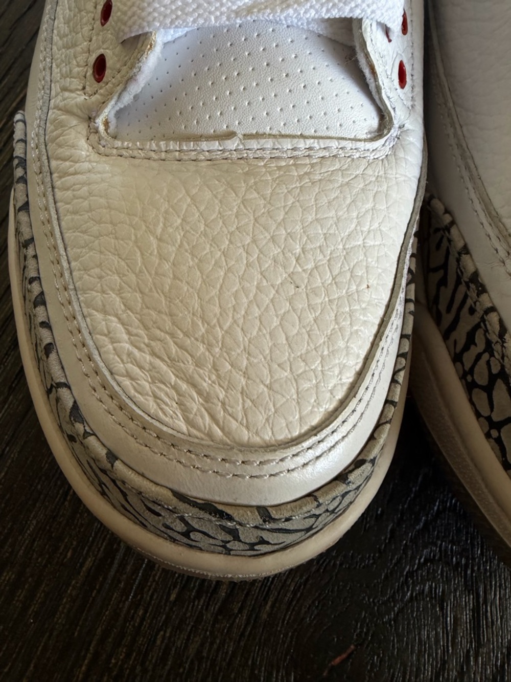 Jordan 3 Retro White Cement Reimagined Sneakers men’s size 11- USED - Picture 5 of 12